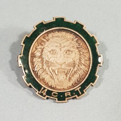 INSIGNE MILITAIRE 14 ème CTR CENTRE REGIONALE DU TRAIN ANNEES 1930 1940 FAB. DRAGO PARIS RUE BERANGER III